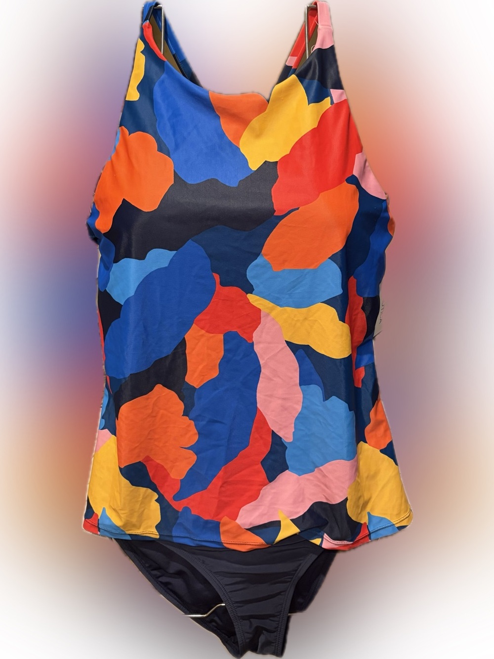 Nautica Multi-Color Tankini Swimsuit brand new - Picture 2 of 10